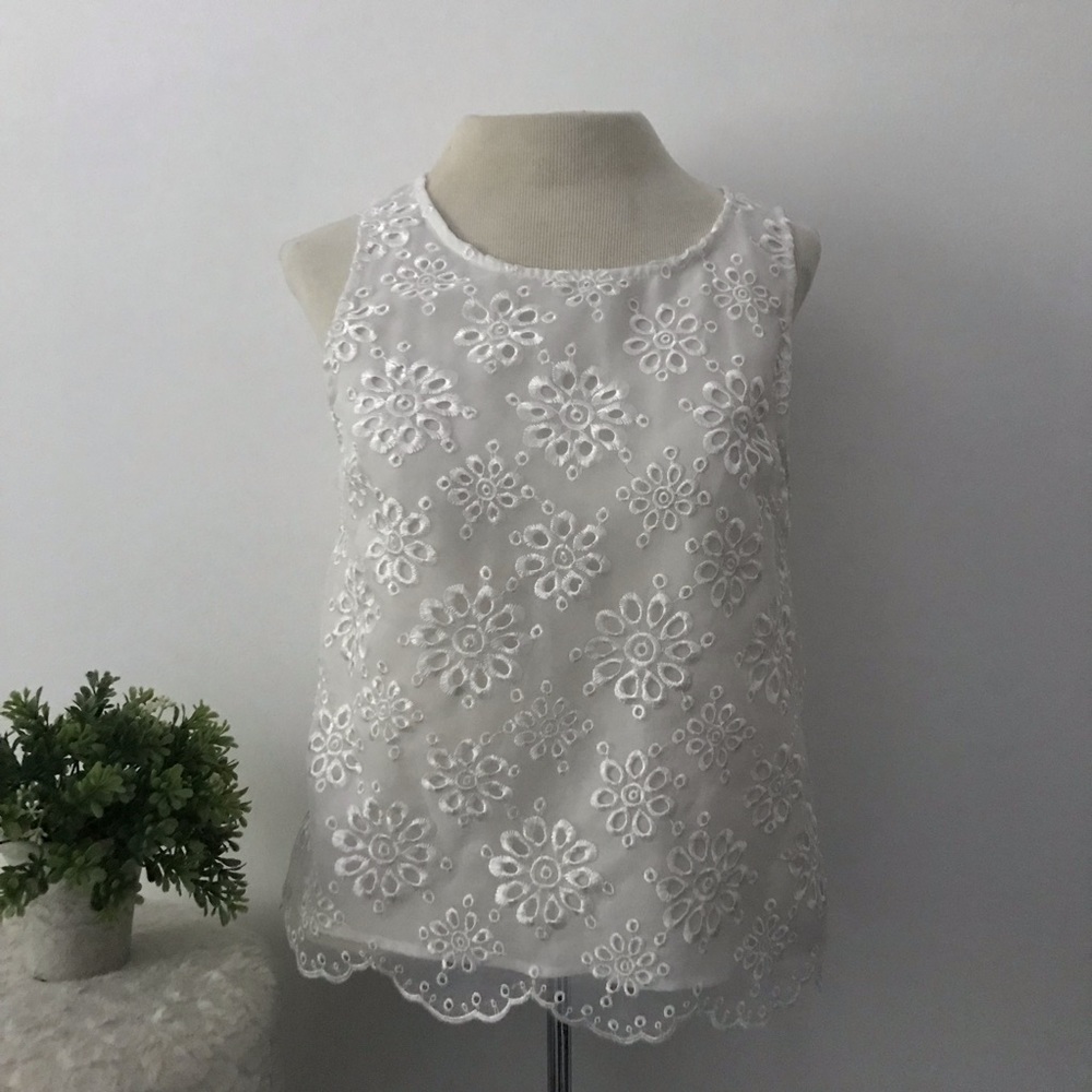 Lush embroidered floral blouse